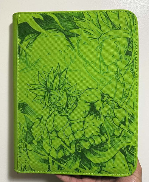 Broly Custom Engraved Dragon Ball Z TOP LOADER Binder