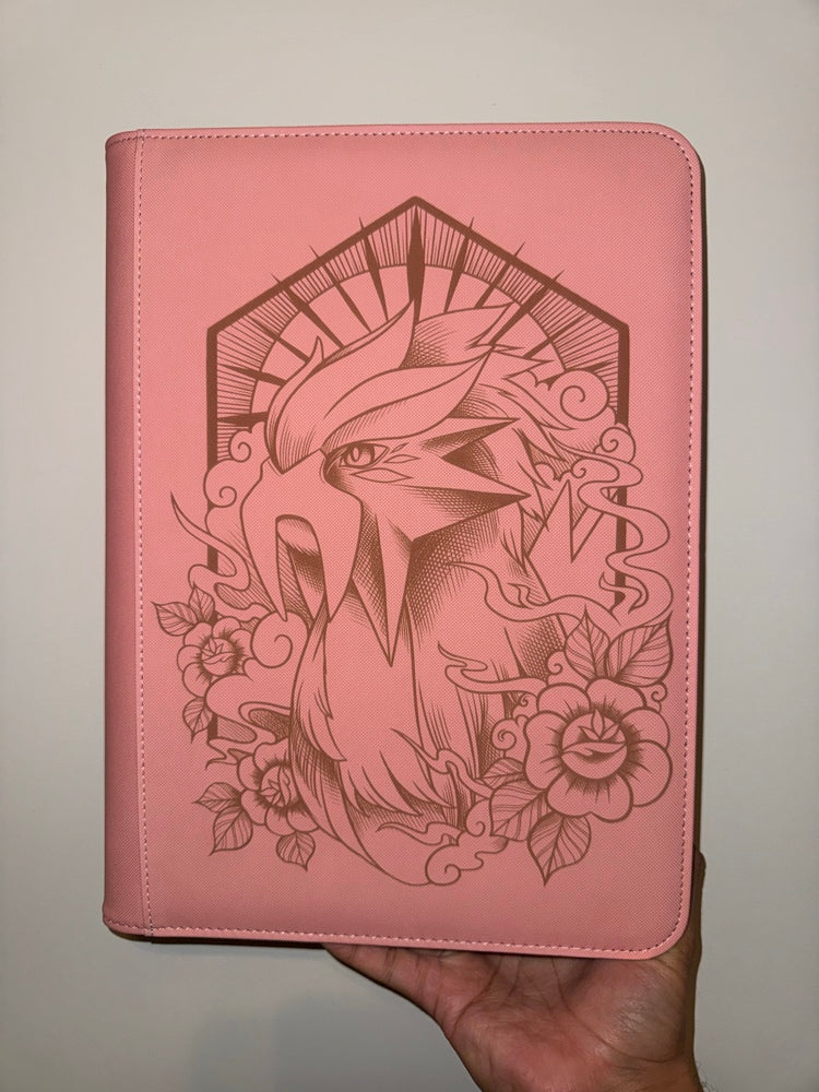 Entei Custom Engraved Pokemon TOP LOADER Binder