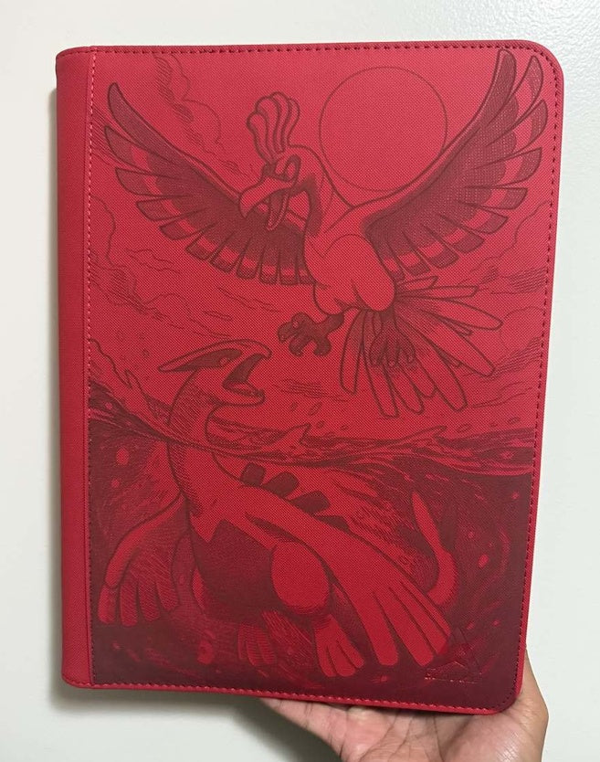 Lugia & Ho-Oh Custom Engraved Pokemon Standard Card Binder