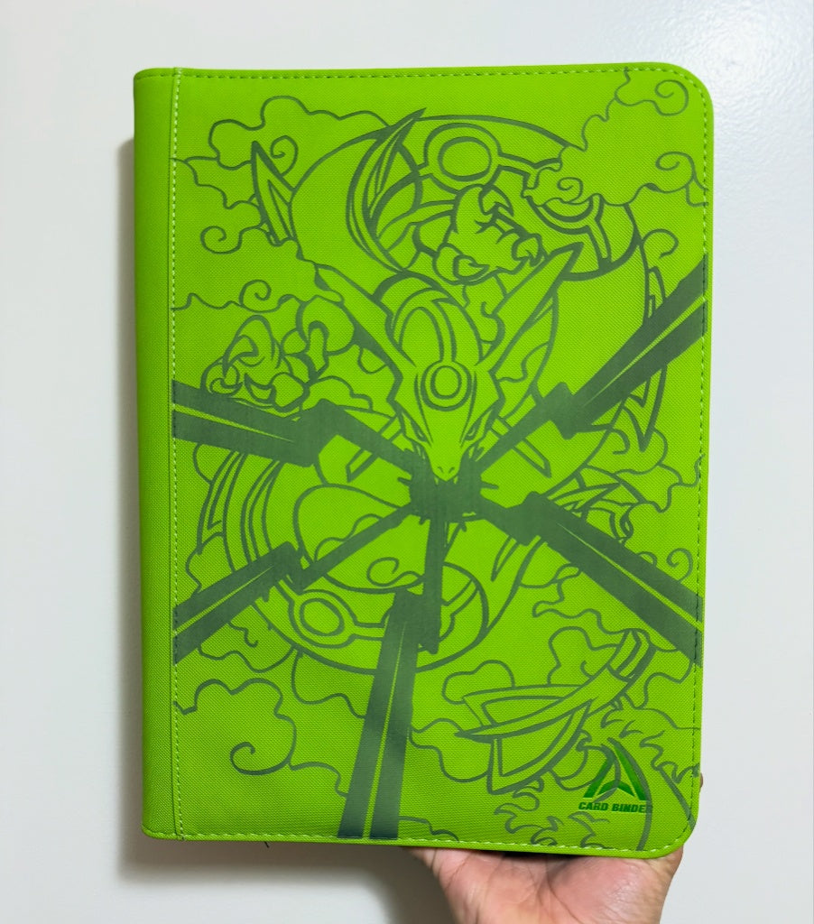Rayquaza Custom Engraved Pokemon Standard Card Binder