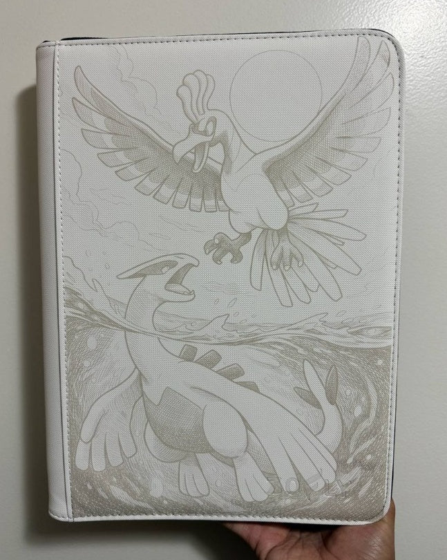 Lugia & Ho-Oh Custom Engraved Pokemon Standard Card Binder