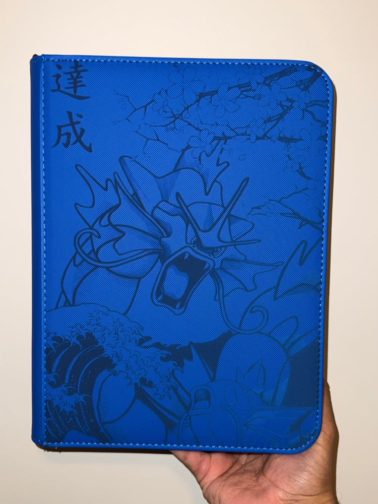 Gyarados Custom Engraved Pokemon TOP LOADER Binder