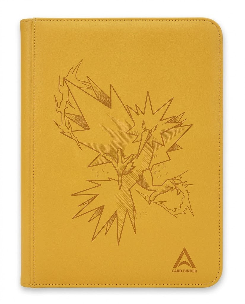 Zapdos Custom Engraved Pokemon Standard Card Binder