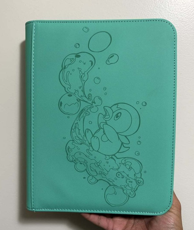 Piplup Custom Engraved Pokemon TOP LOADER Binder
