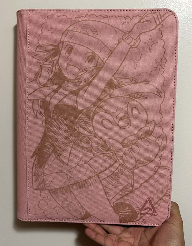 Dawn & Piplup Custom Engraved Pokemon Standard Card Binder