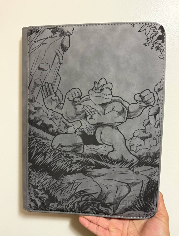 Machamp Custom Engraved Pokemon Standard Card Binder